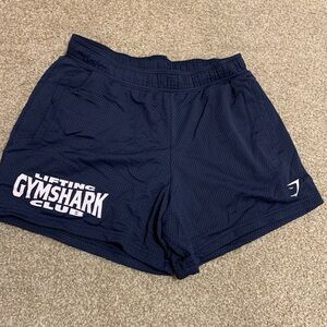 Gymshark Men's Dark Blue Athletic Shorts